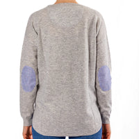 Bow and Arrow Grey Swing jumper with Stripe Patch