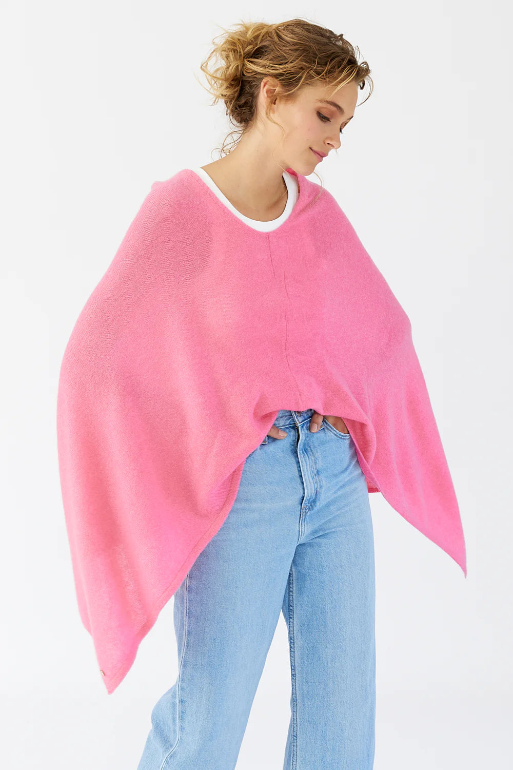 Mia Fratino Poncho Pink 16511