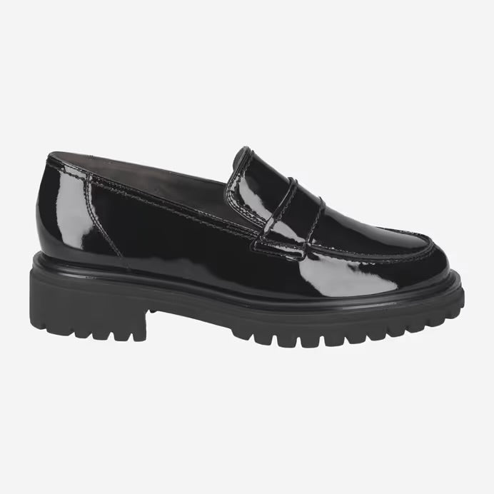 Paul Green Super Soft Patent Loafer in Black 2683-134