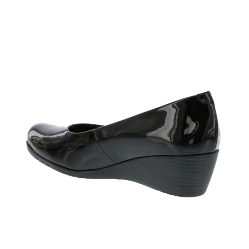 Neo Black Patent Leather Wedge Pump 6700CINE