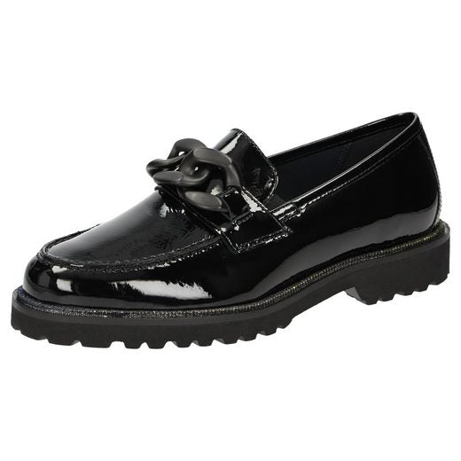 Sioux Black Patent loafer Meredith 744