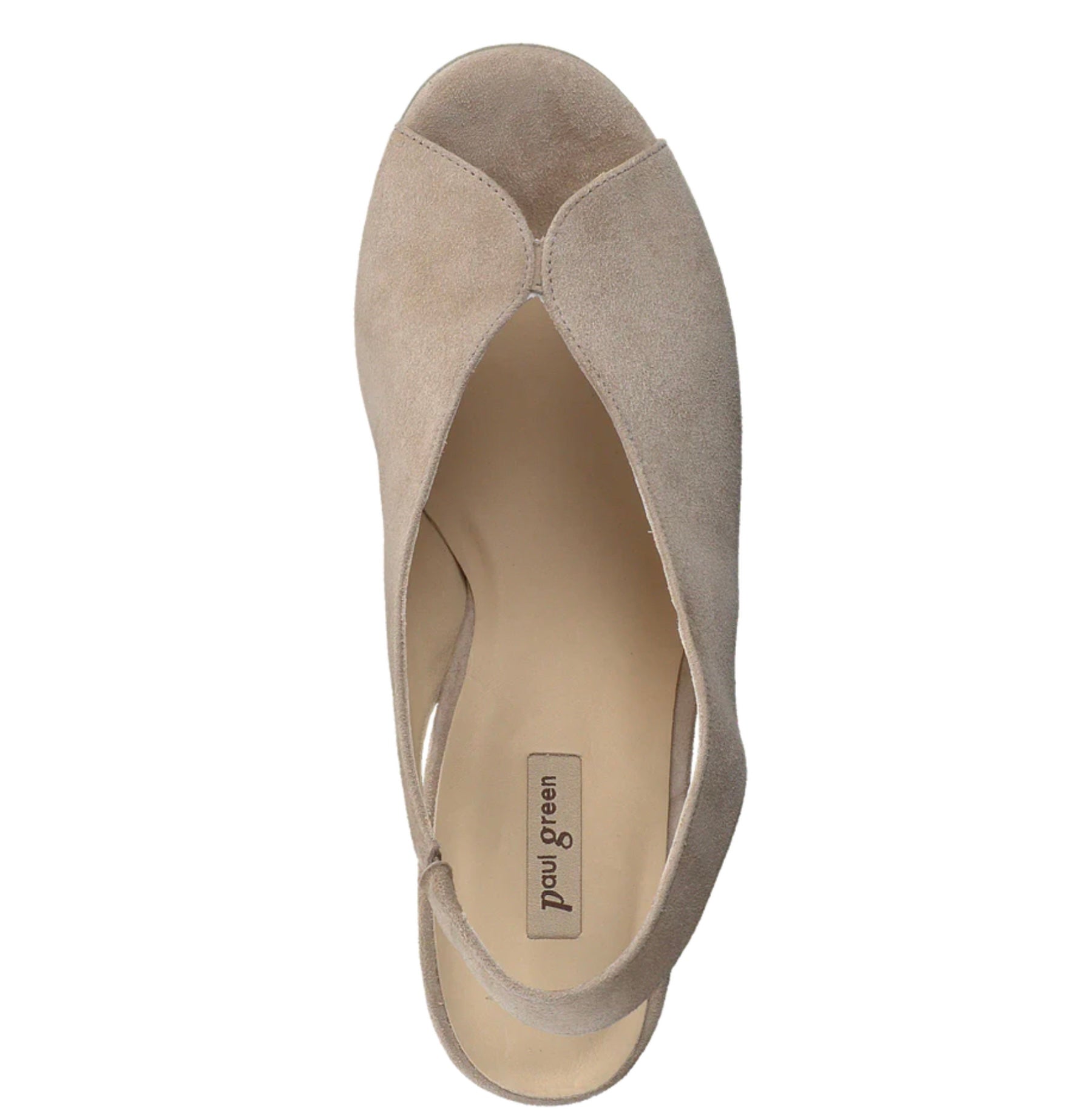 Green sales peep toe