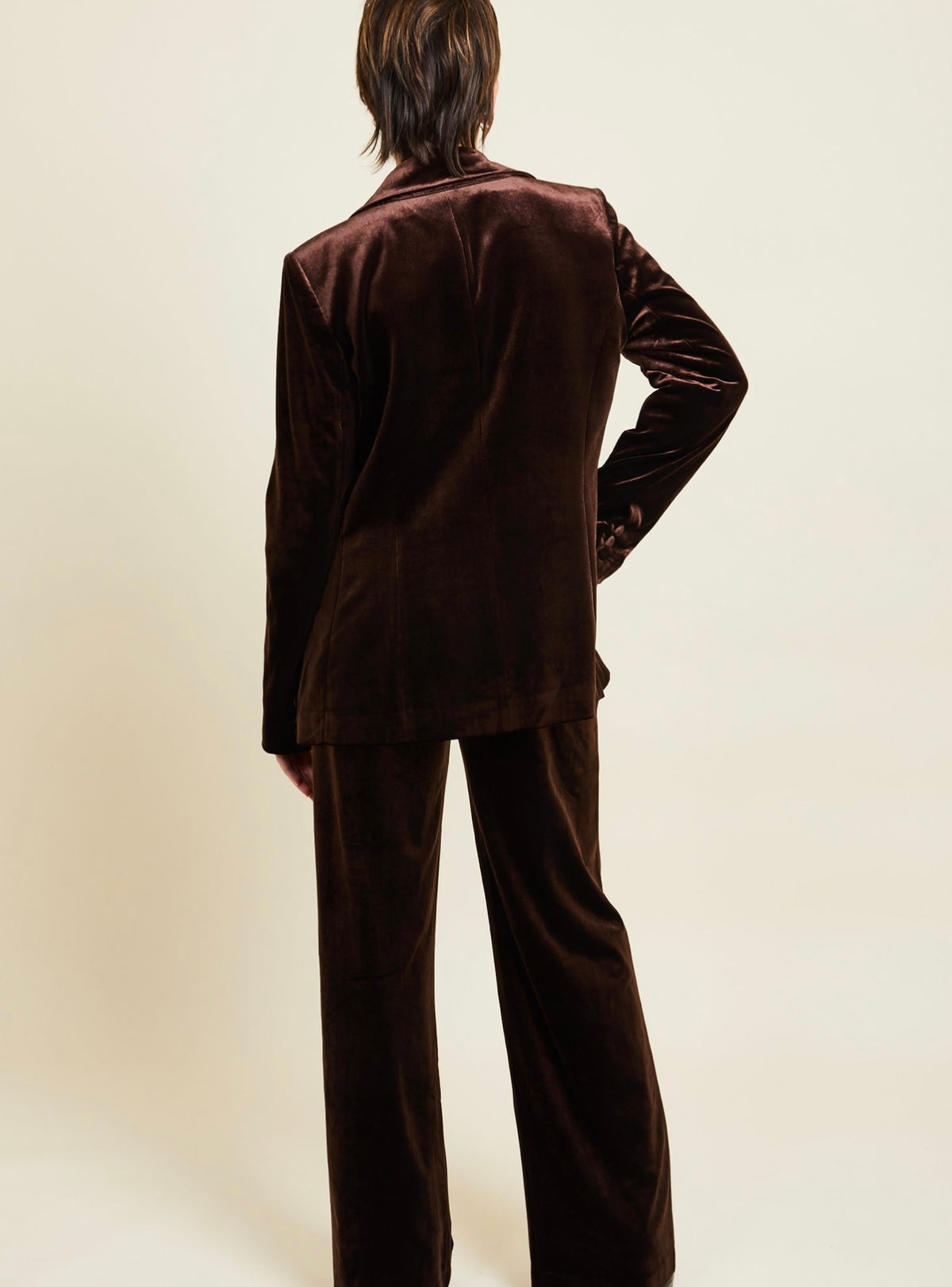 Kamare Surrey Velvet Jacket Chocolate