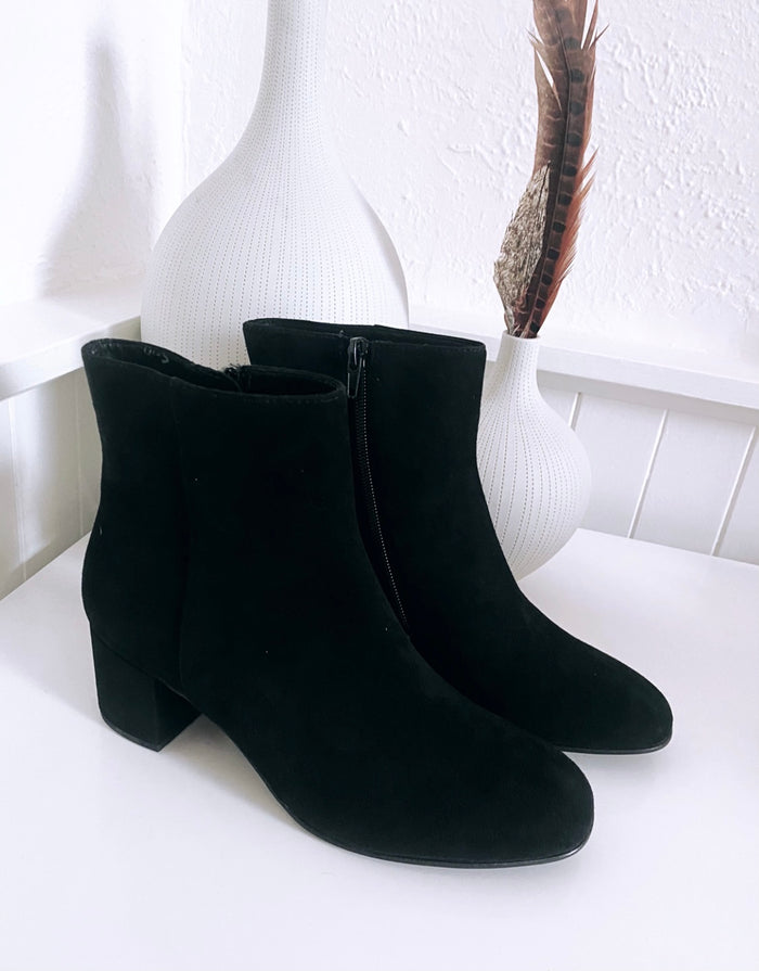 Hogl Black Suede Ankle Boot 4107