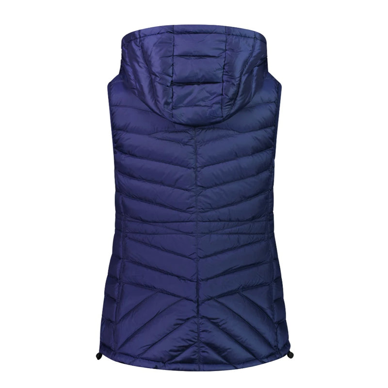 Moke Mary - Claire Packable Down Vest Moonlight