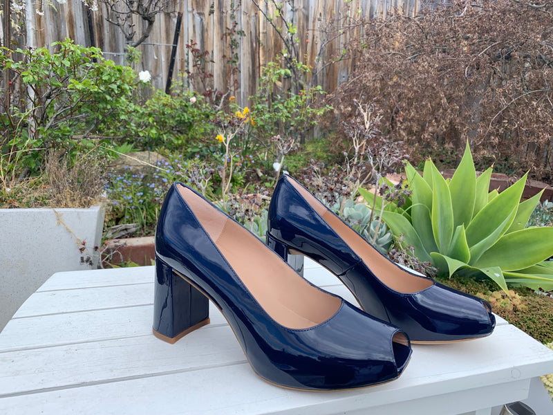 Unisa Ocean patent leather heel Nedra Lmt Oceany