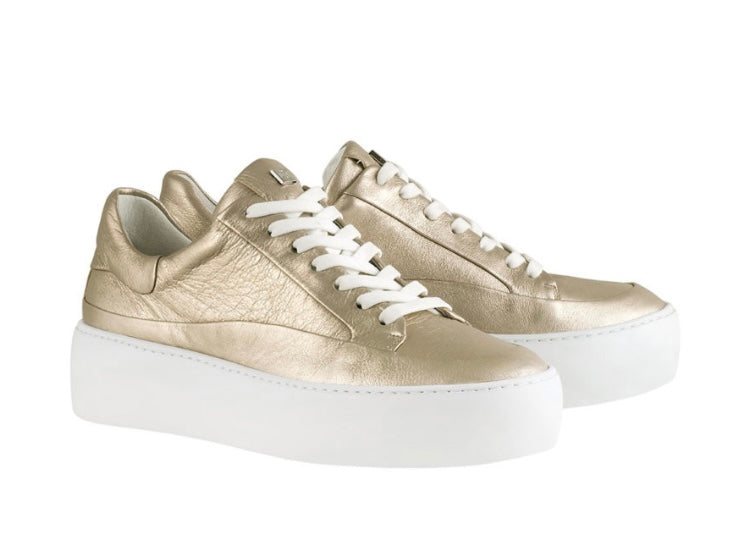 Hogl Metallic Gold Sneakers