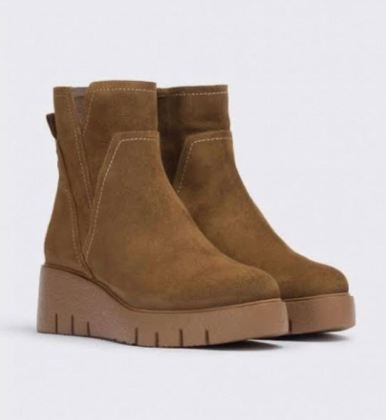 Wonders Wedge Camel Boot E-6232