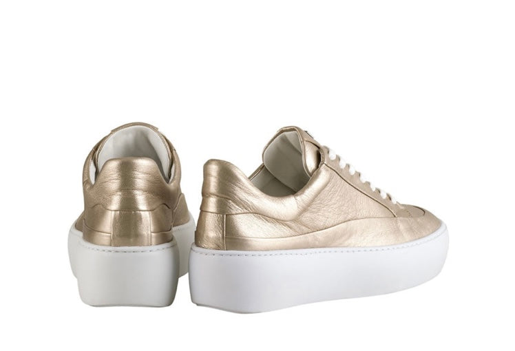 Hogl Metallic Gold Sneakers