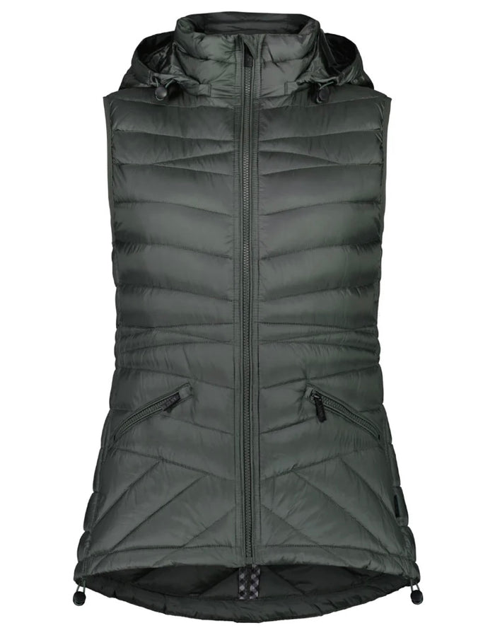 Moke Mary - Claire Packable Down Vest Moss