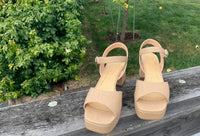 Unisa Natural Raffia Sandal