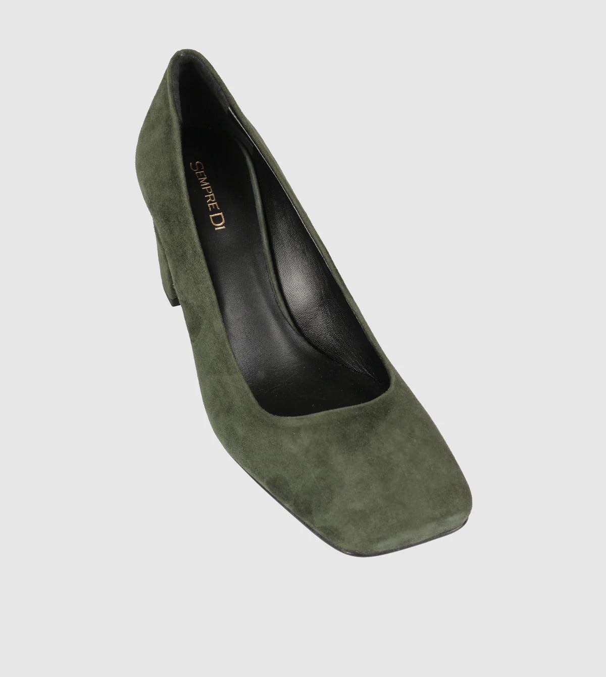 Sempre Di Green Suede Pump