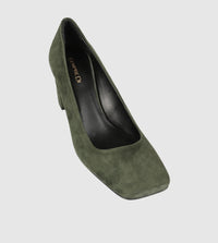 Sempre Di Green Suede Pump