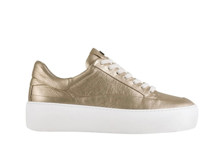 Hogl Metallic Gold Sneakers