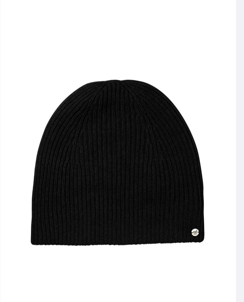 Mia Fratino Ribbed Beanie black 20500