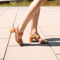 Hogl Light Tan Suede Sandal