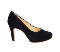 Paul Green Navy Platform Suede heel 2634-03