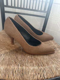 Zinda Tan Pony Heel
