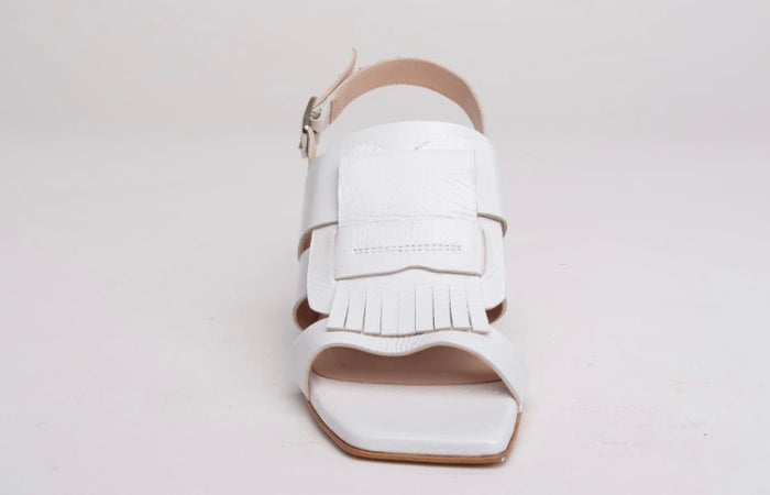 Zinda Shiny Blanco Sandal
