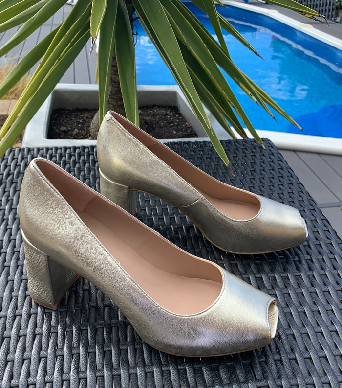 Unisa Light Metal Heel Nedra Lmt Platino