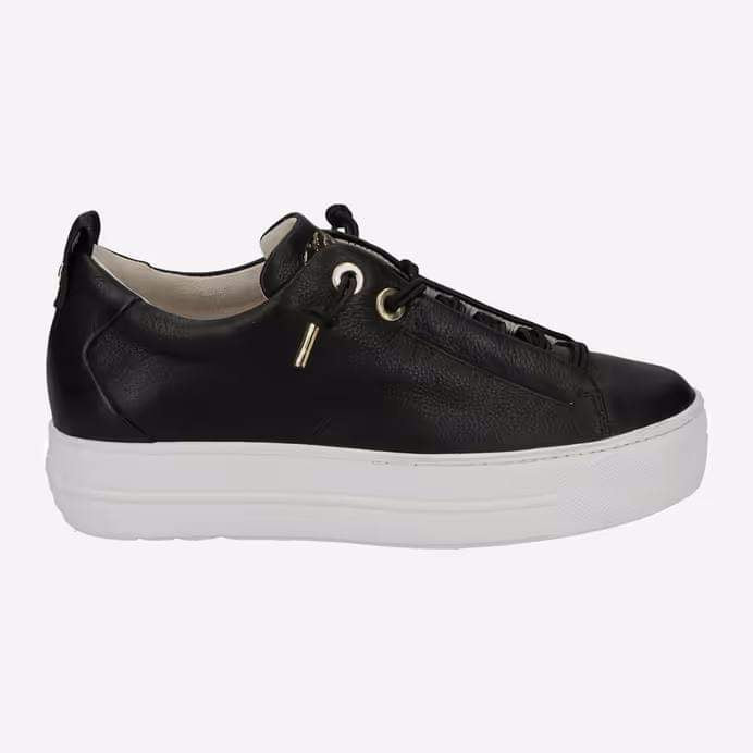 Paul Green Black/Gold Sneaker 5017-024